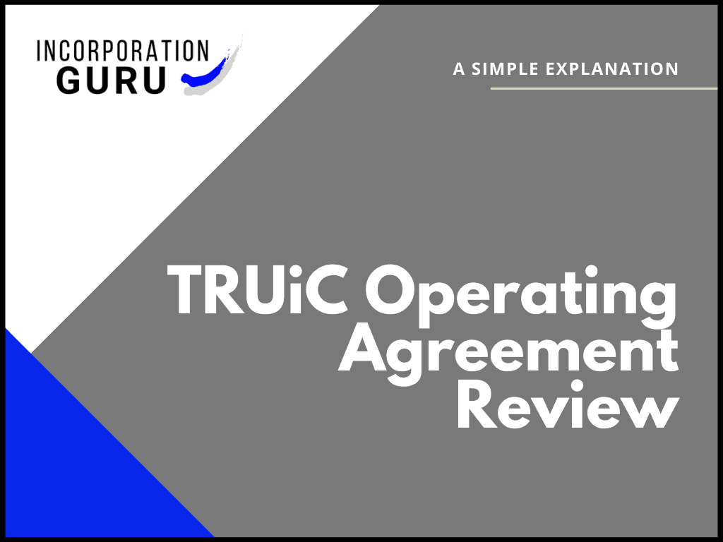 truic llc operating agreement