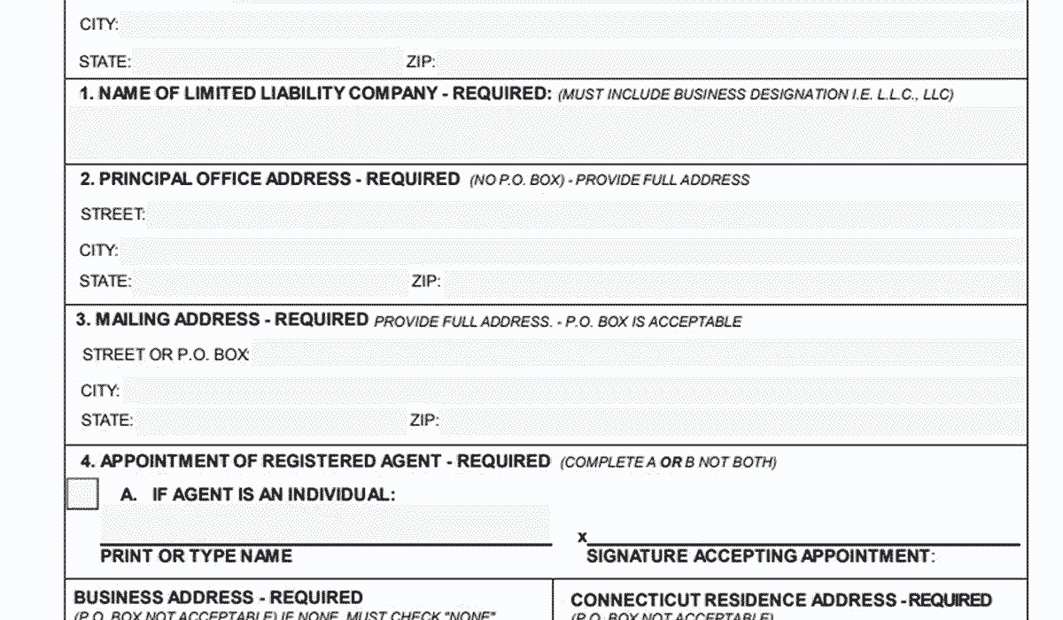  connecticut Llc Filing Requirements LLC Bible