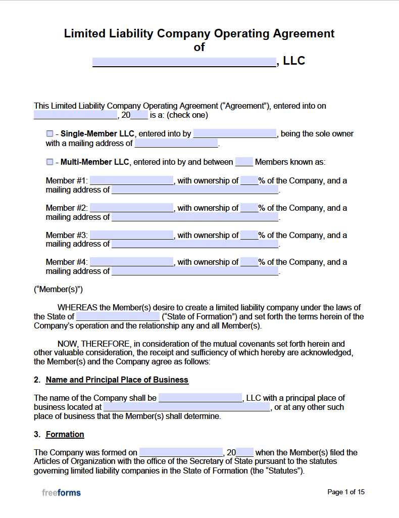 free-operating-agreement-template-llc-bible