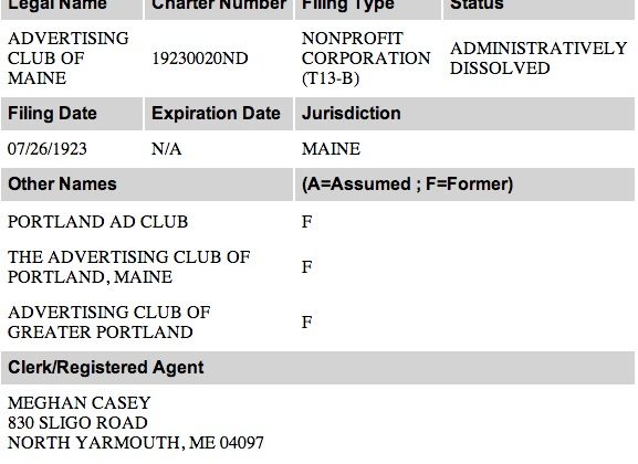 maine Registered Agent Search