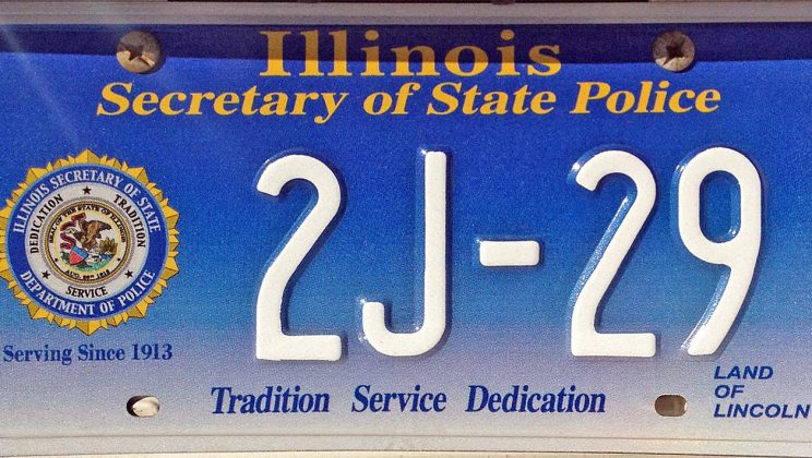 secretary Of State Illinois License Plate
