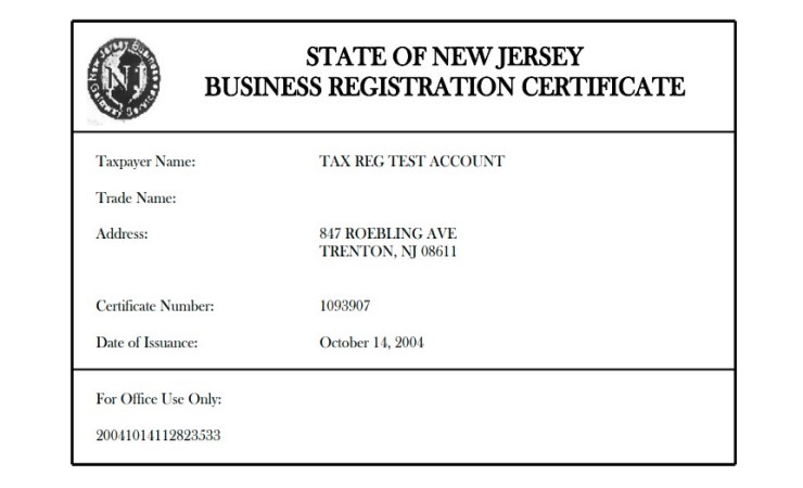 What Is My Nj Sales Tax Id Number