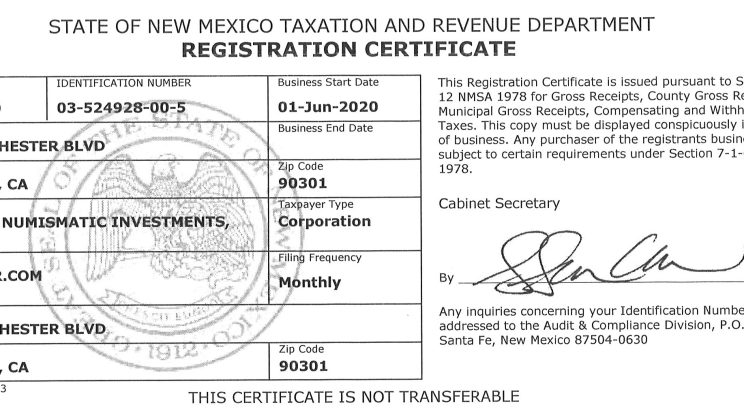 new Mexico Business Registration