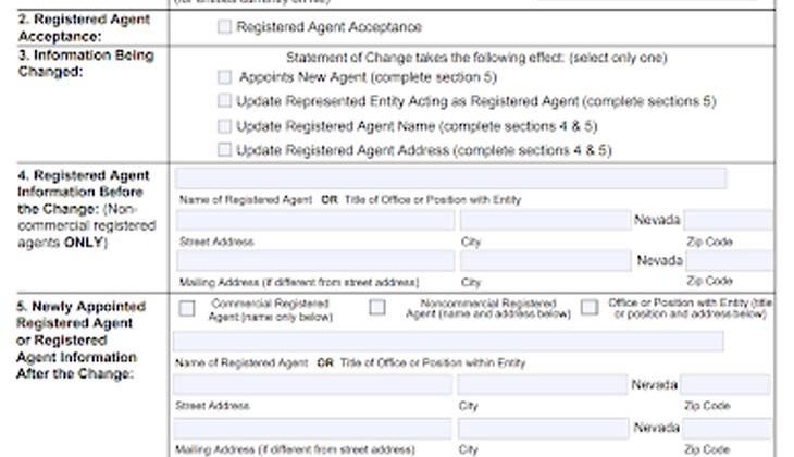 registered Agent Nevada Requirements